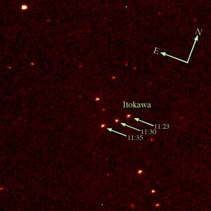AKARI получил изображения астероида Итокава