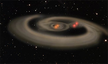 Астрономы обнаружили звездную систему с четырьмя солнцами