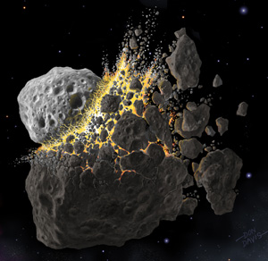 Вблизи Земли найден первый "тройной астероид"
