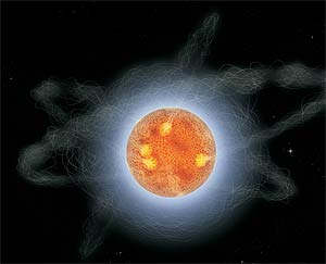 Магнитное поле пробило пульсар