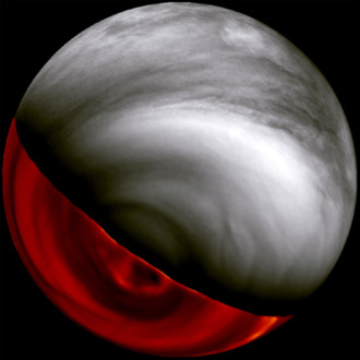 Ученые: солнечный ветер буквально "выдул" воду с Венеры