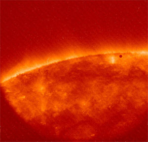 Прохождение Меркурия по диску Солнца 15.11.1999