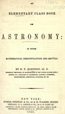 Elementary Class Book : ASTRONOMY