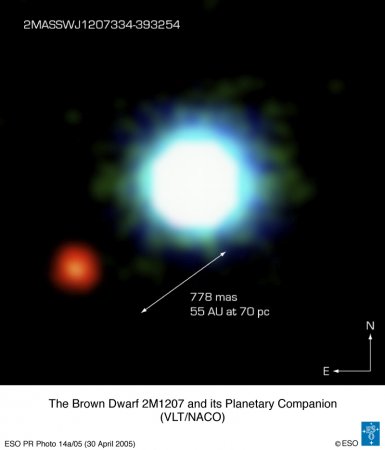 Первое изображение планеты вне солнечной системы