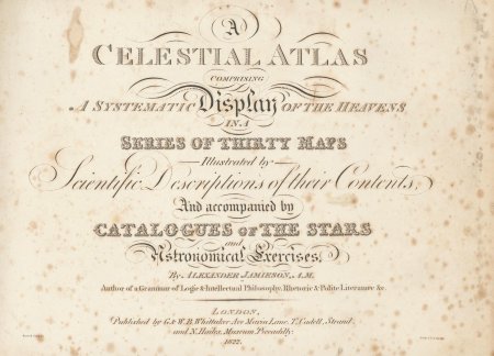 Celestial Atlas by Jamieson 1882