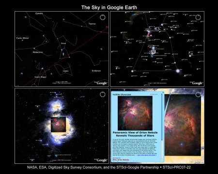 Google Earth для астрономов