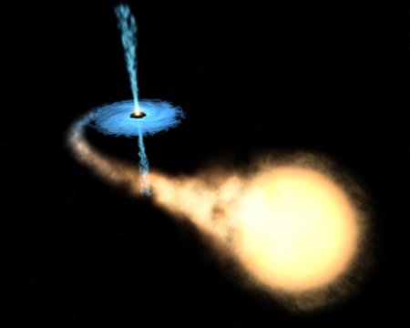 Астрономы нашли подтверждение существования "средней " черной дыры